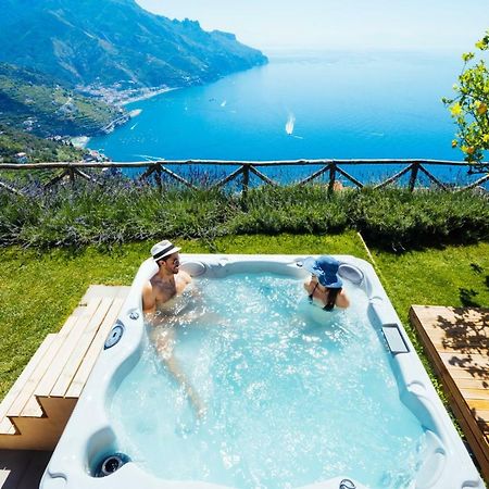 Sea View Villa In Ravello With Lemon Pergola, Gardens And Jacuzzi - Ideal For Elopements Экстерьер фото